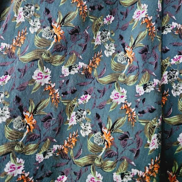 Lindy Bop Retro Pin Up Rockabilly Fit and Flare Floral Swing Dress Size Small - Picture 9 of 11